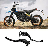 Rudyness Motorcycle Black Brake Clutch Levers Compatible for Ducati Scrambler 800 1100 by Hydraulic 2018-2023