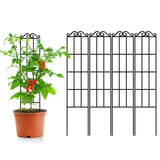 ARIFARO 4Pack 37.5'' Metal Garden Trellis for Climbing Plants Outdoor