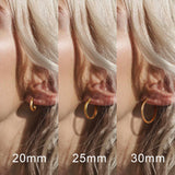 DZCYAN Gold Hoop Earrings for Women 14K Gold Hoop Earrings for Women