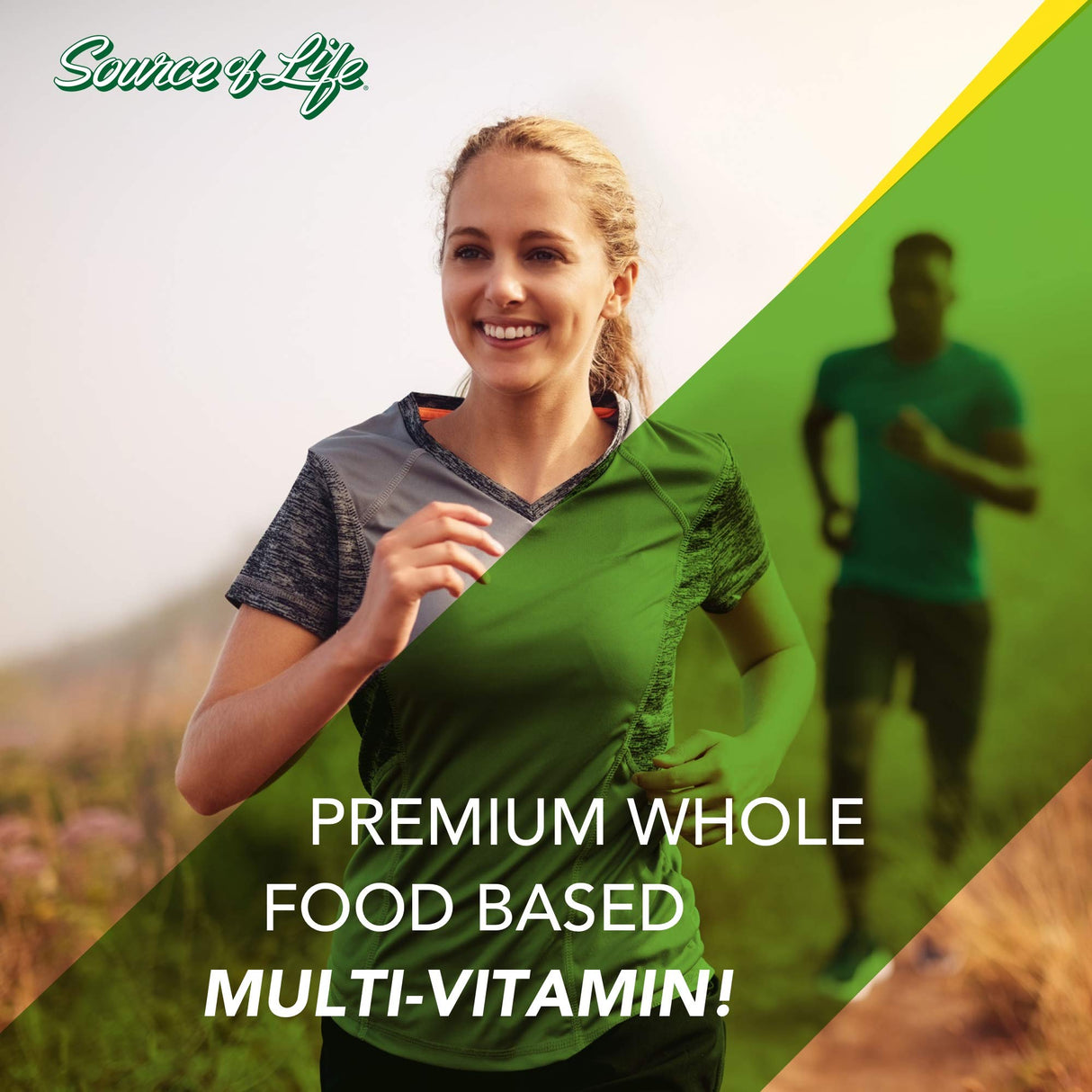 Natures Plus Source of Life Adult Chewable Multivitamin - 90 Vegetarian Wafers - Apple Cinnamon Flavor - Natural Whole Foods Supplement - Overall Health, Energy - Gluten-Free - 45 Servings