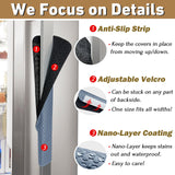 Refrigerator Door Handle Covers, 4 PCS, Performance Appliance Handle Covers, Non-Slip Fridge Door Handle Covers, Keep Your Kitchen Clean, Microwave Oven Dishwasher door Handle Protectors(Navy Blue)