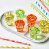 JOLLY CHEF 500 Pack 2 oz Plastic Shot Glasses Clear Disposable Plastic Cups Heavy-duty Party Glasses, Disposable Cups for Thanksgiving Christmas Halloween Party