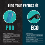 Heali Kinesiology Tape with Magnesium and Menthol, 20 Pcs Precut Strips, K Tape Roll, Knees, Physical Therapy Sports Tape for Muscle and Joint Pain Relief, Water Resistant, Blue Inspo