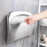 Toilet Seat Cover Dispenser Wall Mount Commercial, Half Fold Toilet Seat Cover Dispenser, 304 Stainless Steel, 16-Inch