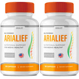 Arialief Capsules for Neuropathy, Arialief for Neuropathy, Arialief primepalm for Neuropathy & Sciatica, Arialief Primepalm Supplement Pills, Arialief Vitamin Reviews (2 Pack)