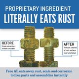 Free All Rust Eater Deep Penetrating Oil, 11 oz Aerosol – Loosens Rusted Bolts, Nuts, Pipe Connections & Locks – Industrial-Grade Rust Remover, Silicone-Free, Safe on Paint & Plastic Surfaces, 2-Pack