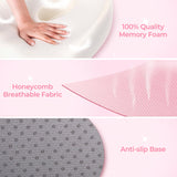AUVON Innovative Donut Pillow Hemorrhoids Scientific Center Hole and Tailbone Cutout, Orthopedic Pain Relief Donut Seat Cushion for Coccyx, Sciatica, Postpartum Pregnancy, After Surgery Sitting Relief