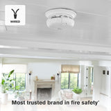 First Alert BRK Interconnect Hardwire Combination Smoke & Carbon Monoxide Alarm with Battery Backup & Voice Alerts, 1-Pack