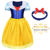LIMIROLER 18 Pcs Princess Dress Up Clothes for Little Girl Role Play Costume Gift Set, Princess Dress Up Toys for Toddler Girls, Birthday Christmas Party Gifts for Girls Aged 3-6 Years Old