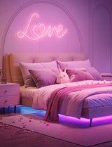 Govee RGBIC Neon Lights, LED Smart Neon Rope Light 2 Works with Matter, Alexa, Google Assistant, Custom DIY Neon Strip Lights for Bedroom and Wall Decor, Softer Material, 9.8ft, White
