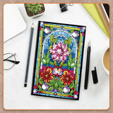 Josongslax Diamond Art Kits for Adults Teens, 4 Pack Diamond Painting Journals Notebooks, DIY 5D Gem Dots Art Crafts for Adults Clearance, Teenagers' Birthdays, Graduation, Christmas Gifts with Tools