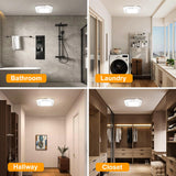 ANOTEK Motion Sensor Ceiling Light Battery Operated, 180LM 6000K Battery Closet Lights Motion Sensor, 48LED Wireless Ceiling Light Motion Activated for Pantry Cabinets Shed, Cool White,2-Pack