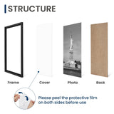 ENJOYBASICS 13x19 Picture Frame, Wall Gallery Frames Set of 2, Black