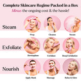 Facial Steamer Spa Kit with Complimentary 17 Skin Care Tools | Face Steamer for Facial Deep Cleaning with Towel Warmer & Humidifier Mode| Self Care Spa Gifts for Women, Mothers Day Gifts for Mom