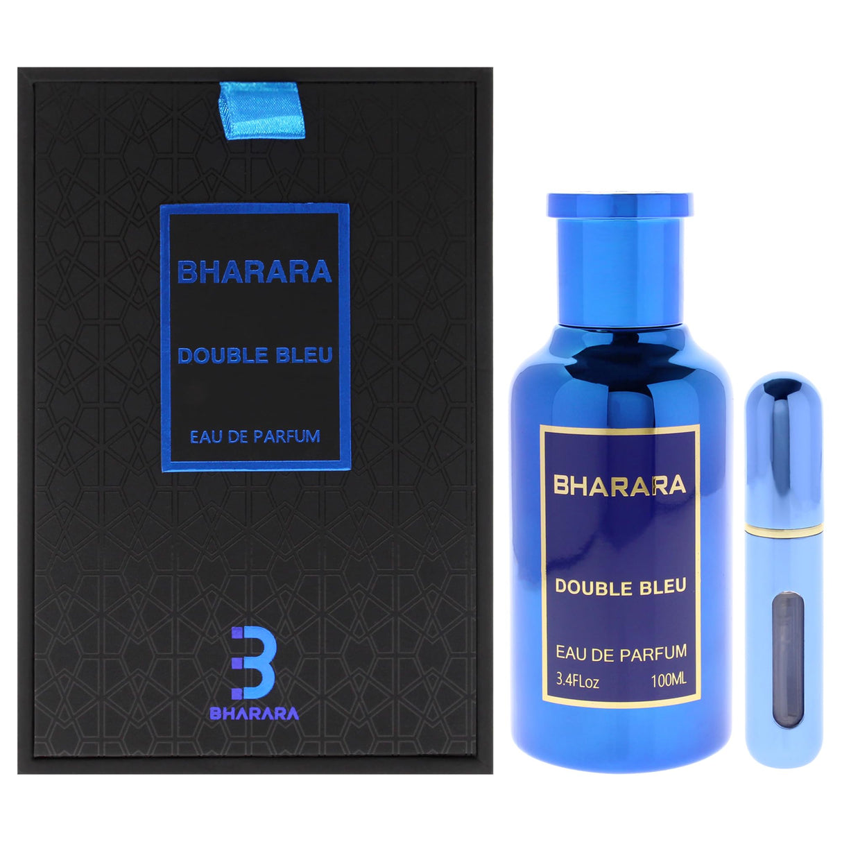 Bharara Double Bleu for Men - 3.4 oz EDP Spray