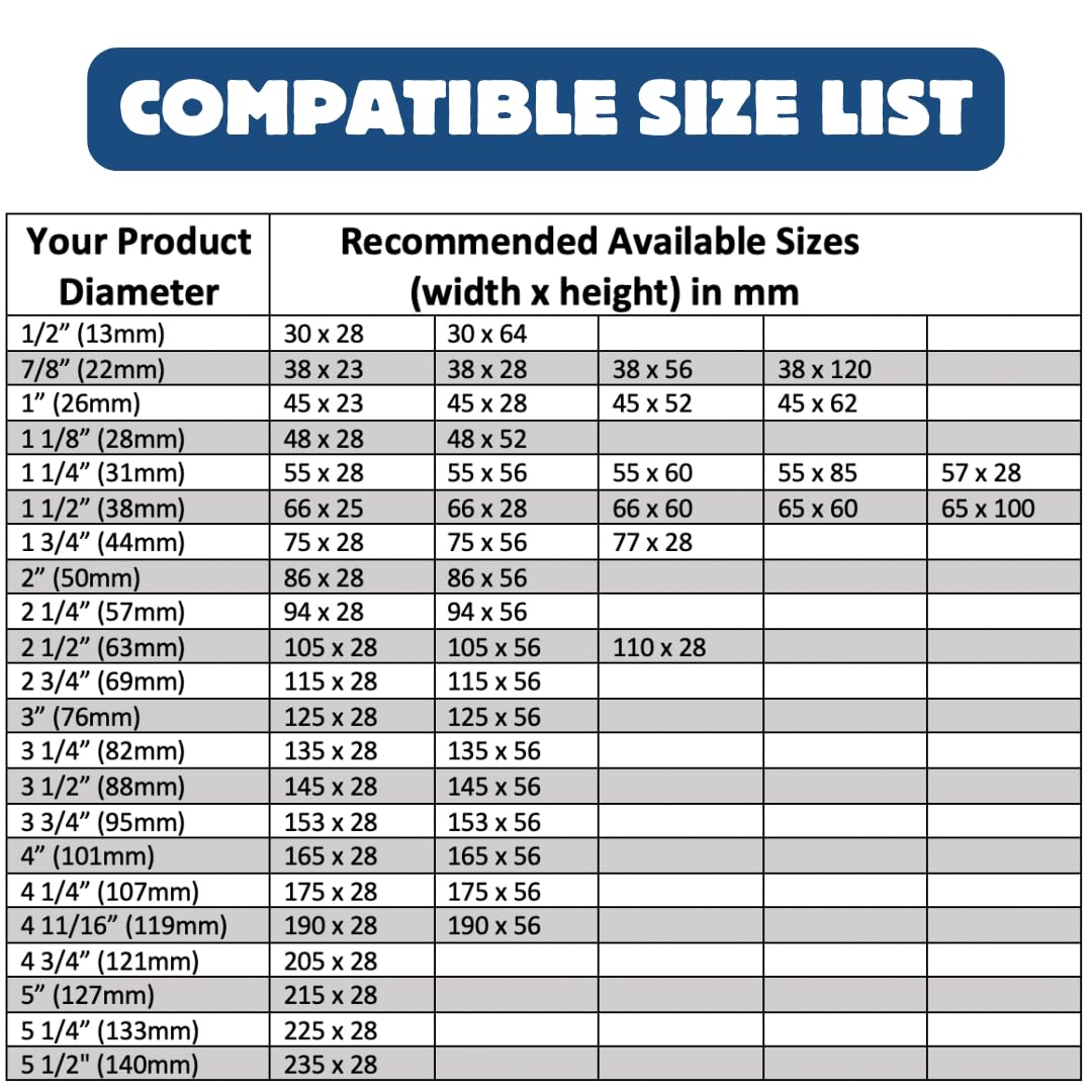 Supplement and Supply 215 x 28 mm Clear Perforated Shrink Band for Tubs, Containers, Large Canisters and More. [Compatible Diameter: 5"] - Bundle of 1,000