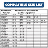Supplement and Supply 215 x 28 mm Clear Perforated Shrink Band for Tubs, Containers, Large Canisters and More. [Compatible Diameter: 5"] - Bundle of 1,000