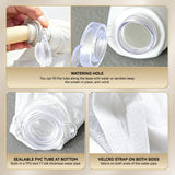 CEAWTUMY 9-11 FT Outdoor Mosquito Netting for Patio, Windproof Universal Umbrella Mosquito Net for Patio Garden Backyards, Polyester Mesh Outdoor Umbrella Screen with Zipper (White)