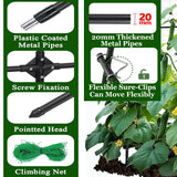 80 Inch Tall Garden Arch Trellis for Climbing Plants Outdoor, Grape Trelli Metal Vine Plants Support Flower Vegetable Tomato (Black, 33" L x 33" W x 80" H - Arch Trellis)