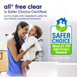 all free clear, Original, Liquid Laundry Detergent for Sensitive Skin, Unscented and Hypoallergenic, Concentrated, 82.5oz, 110 Loads