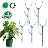 5 Pack Stackable Monstera Plant Support, Garden Plant Support Stakes for Indoor Outdoor Plants, Climbing Plant Support Structures Plant Holder Stick Moss Pole for Support Tall Potted Plants