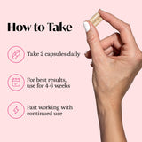 Winged Wellness Balance Babe, Hormone Balance & Estrogen Detox Supplement for Women - 100mg DIM & Calcium D-Glucarate & Milk Thistle for PMS Bloating, Cramps, Mood & Hormonal Acne Support, 60 Capsules