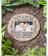 Memorial Garden Photo Stone Not a Day Goes By