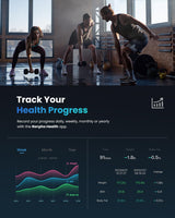 RENPHO Bluetooth Body Fat Scale, Digital Weight Scale Bathroom Smart Body Composition Analyzer Wireless BMI Compact Scale Health Monitor with Smartphone APP, 396 lbs