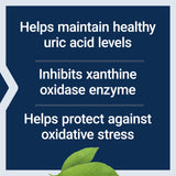 Life Extension Uric Acid Control, Promotes Healthy uric Acid Balance, Joint Health, discomfort Relief, Gluten Free, Non-GMO, Vegetarian, 60 Capsules