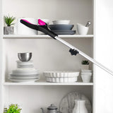 2 Pack 32 inch GrabRunner FDA Registered Reacher Grabber Tool with Strong Magnetic and Swivel Head (New Pink)