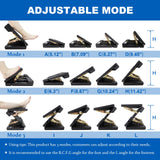 Arejonner Foldable Foot Rest, 12 Modes Adjustable Ergonomic Foot Rest for Office, Yellow