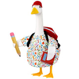Back to School Porch Goose Outfits Goose Costume for School Outdoor Decor