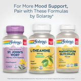 SOLARAY L Theanine 200mg, Mood Support Supplement with Vitamin B6 - Calming Support During Occasional Stress - Natural Lemon Lime Flavor - 60-Day Guarantee, Lab Verified - 75 Servings, 75 Chewables