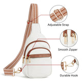 BOSTANTEN Sling Bag for Women Leather Crossbody Bags Fanny Pack for Travel