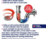 Ecozone Kitchen Drain Unblocker, Non-Toxic & Bleach-Free, Non Corrosive Cleaner, Enzyme Solution Breaks Down Soap Grease & Organic Blockages in Plug Holes, Septic Tank Safe & Vegan Friendly (1L)