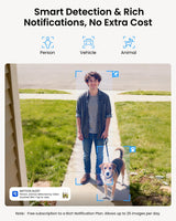REOLINK Video Doorbell WiFi Camera - Wired 2K Outdoor, 5G&2.4G WiFi, 4:3 Wide View Angle, Smart Detection, Local Storage, No Subscription Front Door Home Security, Customized Chime V2