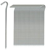 AAGUT Metal Tent Stakes Heavy Duty 9 Inch, Anti-Rust Yard Pegs for Camping