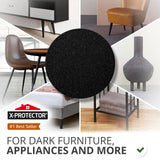 X-Protector 357 Pcs Black Felt Furniture Pads - Huge Quantity of Anti-Scratch, Heavy Duty Floor Protectors for Hardwood, Tile, Laminate - Suitable for Chairs, Tables, Sofa, Bed, Cabinet, Ottoman