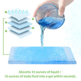 XUEPETT 120 Pack Commode Liners with 120 Super Absorbent Pads, Disposable Leakproof Bags for Bedside Commode, Universal Fit for Standard Toilet Chair Buckets