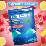 UltraCalm Super Cortisol Drink – Calm Magnesium Glycinate Powder – 30 Servings – L-theanine, Ashwagandha, Vitamin D – No Sugar – Raspberry Lemonade – Electrolytes Powder