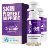 AURA VITAMINS - Vitiligo Capsules 60 Count | 1 Month | Improve Skin Pigmentation Support and Reduce White Spots | Effective Vitiligo Supplement | Natural Solution for White Spots on Skin. (3)
