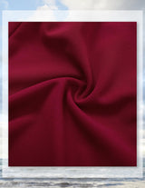 DRESSTELLS Christmas Holiday Party Dress for Women, Wedding Guest Cocktail Formal Dresses 3/4 Long Sleeve Mother of Bride Bridesmaid Eveing Gown Gala Porm Tea Aline Swing, Burgundy L