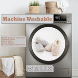 Cozylook 2-PK Soft House Loafer Slippers for Women Indoor, Furry House Shoes for Women Non-slip, Cozy Slip Ons for Elderly, Christmas Gifts, Adult Size 11-12