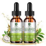 Lukaree 100% Pure Soursop Leaf Extract Drops, 10X Concentrated Graviola Soursop Bitters Liquid for Immune Digestive Energy, Cold-Extracted with High Potency, Alcohol-Free, Vegan & Non-GMO (4 FL.OZ)