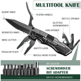 Fathers Day Dad Gifts from Daughter Son Wife Kids,BEST DAD EVER Multitool Knife,Christmas Birthday Father Day for Dad Step New Dad,Unique Camping Hunting Cycling Gift Ideas