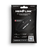 Medical ID Bracelet | Waterproof NFC Silicone Band | Original Black