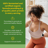 Whole Earth & Sea from Natural Factors, Organic Fermented Greens, Vegan Whole Food Supplement, Chocolate, 15.5 Oz