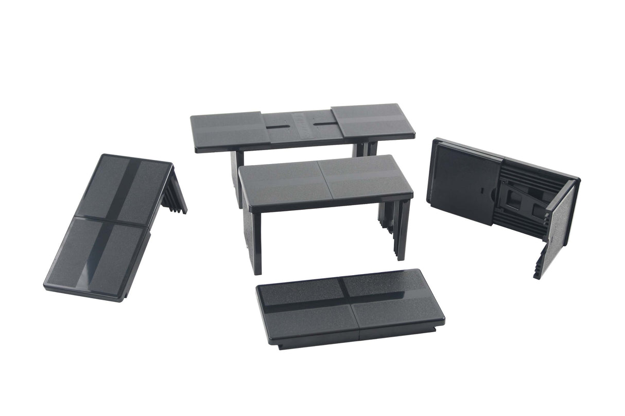 Portable Travel Footrest Black Made in USA