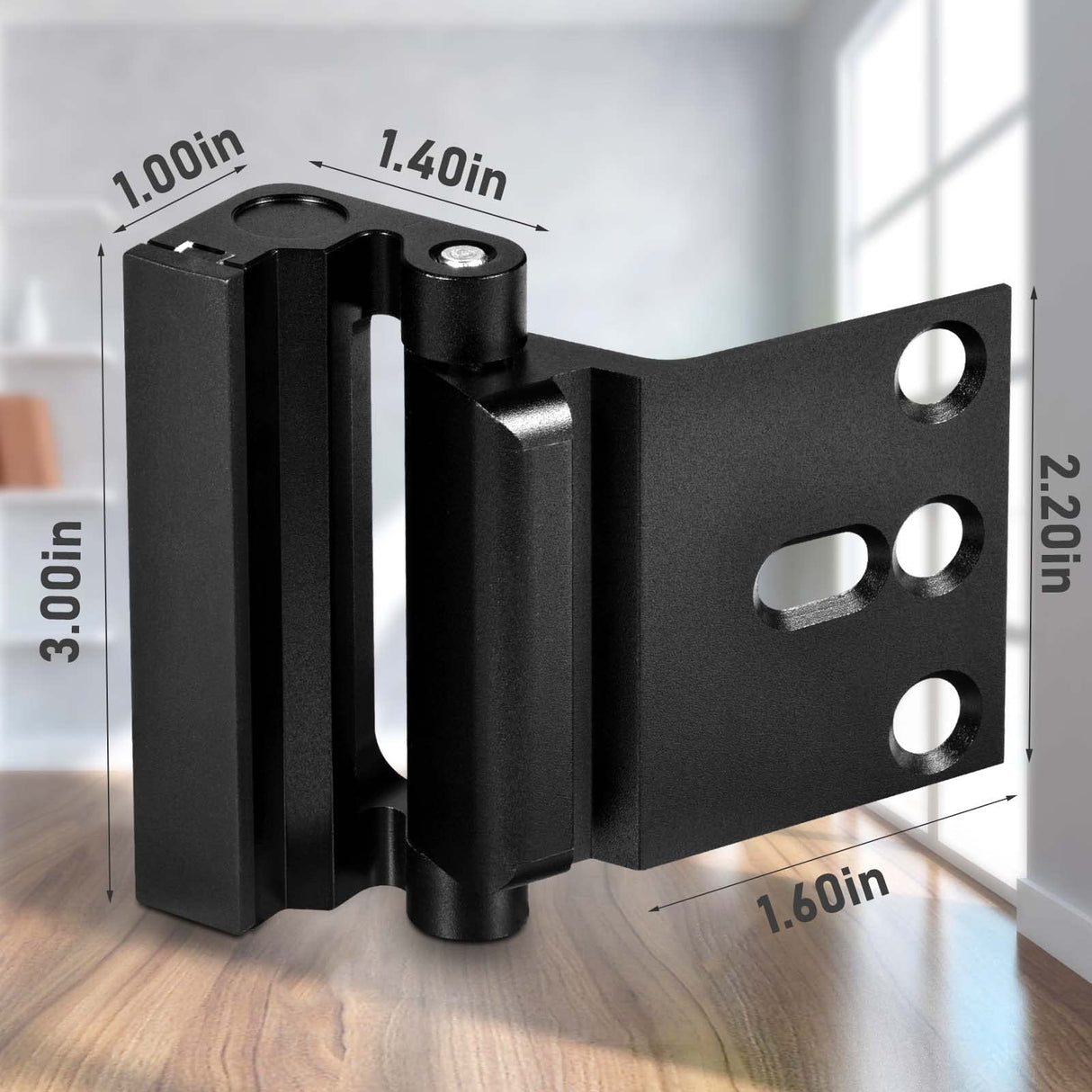 Steinwhale Door Reinforcement Lock, 4PACK Home Security Door Lock Withstands 800 lbs, Childproof Top Door Lock Latch for Toddlers Safety, Inside Night Defender for Inward Swinging Doors