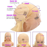 Fayniss 30 Inch 613 Blonde Wig Human Hair 180% Density 13x6 Body Wave Lace Front Wigs Human Hair Glueless Wigs Human Hair Pre Plucked With Baby Hair (30 inch, 613 Blonde Wig)